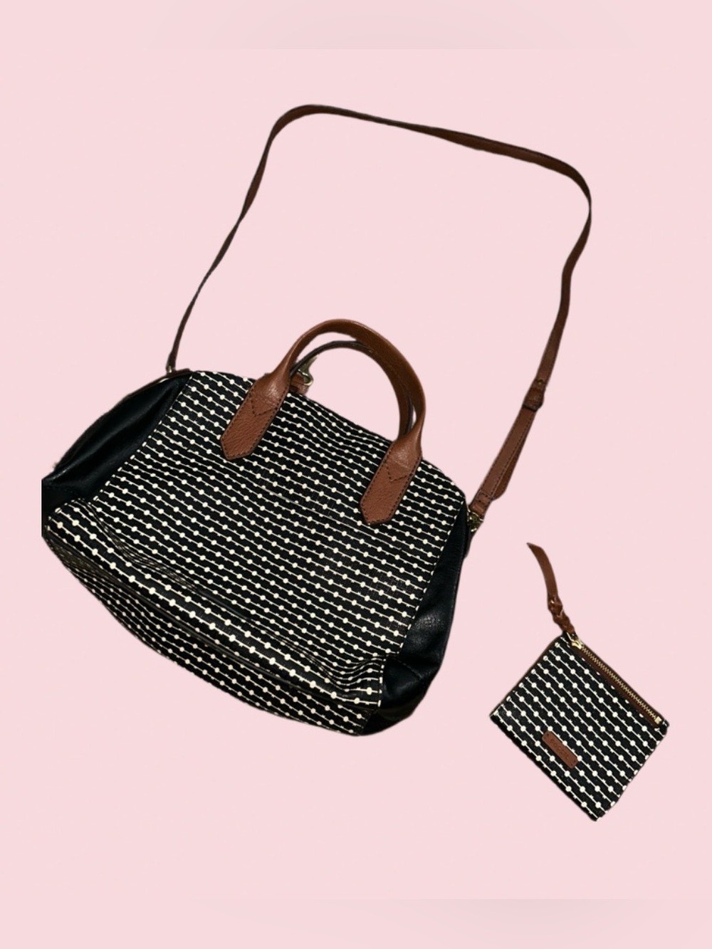 Fossil bag with matching wallet